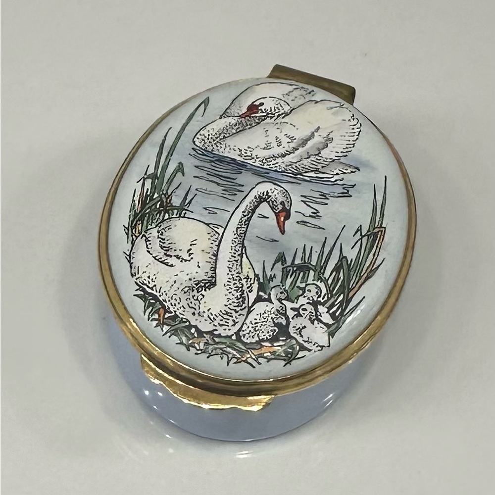 Crummles & Co. Enamel Trinket box - Made in England